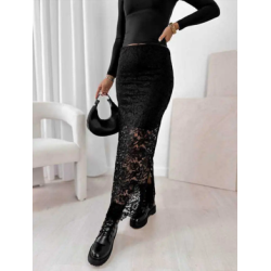 Jupe longue en dentelle