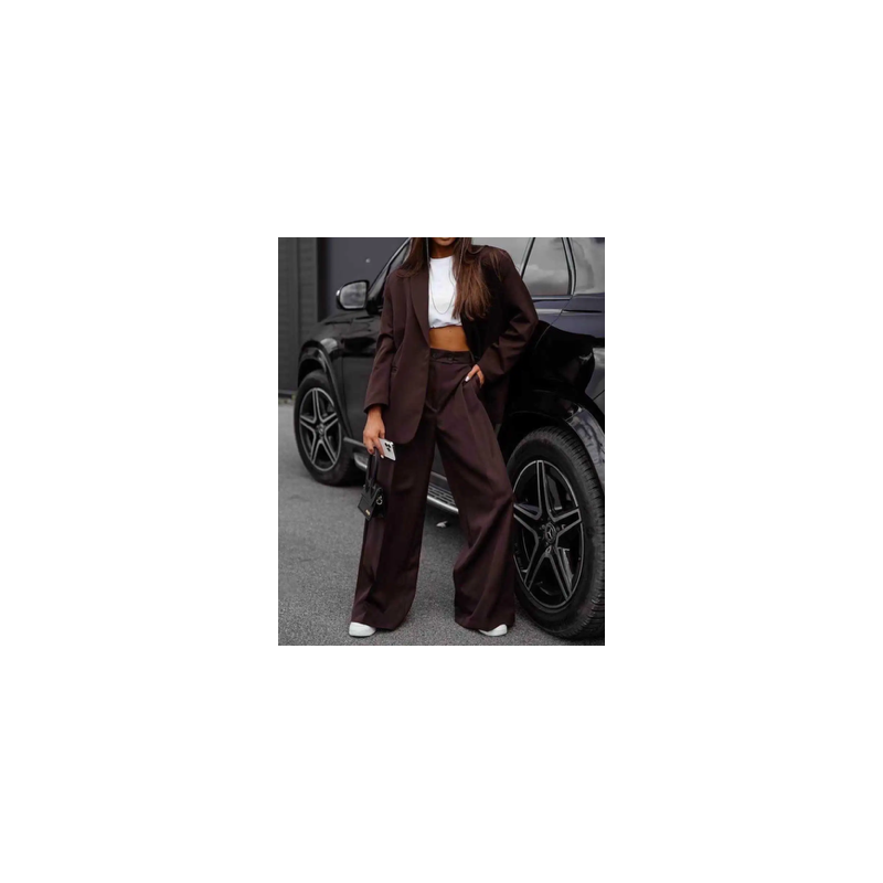 Ensemble Veste blazer et Pantalon Large.