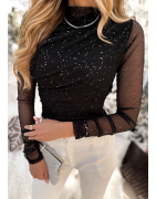 Haut élégant en tulle