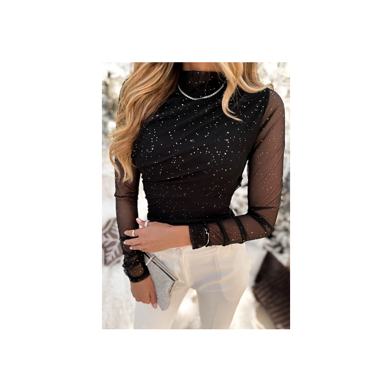 Haut élégant en tulle