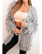 Gilet élégant à froufrou.