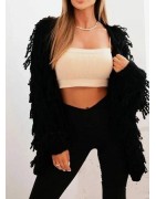 Gilet élégant à froufrou.