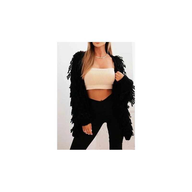 Gilet élégant à froufrou.