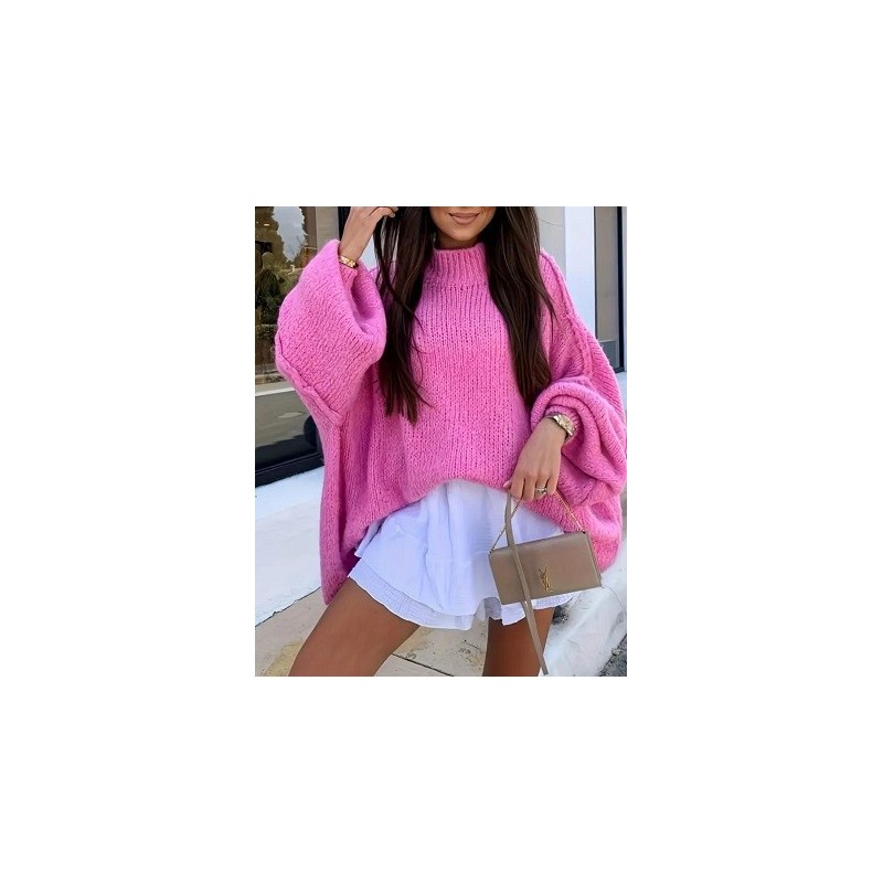 Pull élégant à col montant