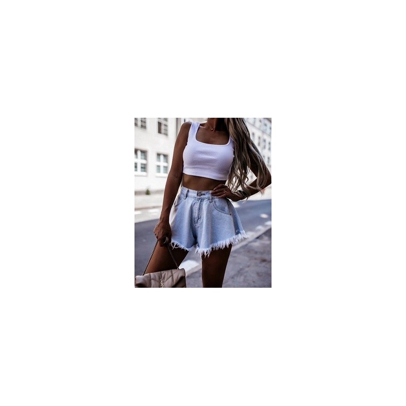 Short en jean léger pour femme, parfait pour l'été Short en jean léger pour femme, parfait pour l'été