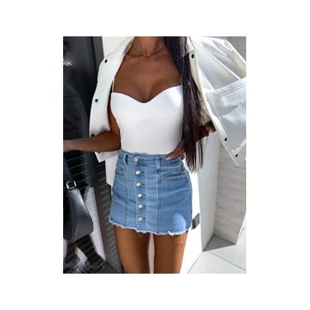Short en jean femme avec une matière Stretch et confortable.