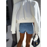 Short en jean femme avec une matière Stretch et confortable.