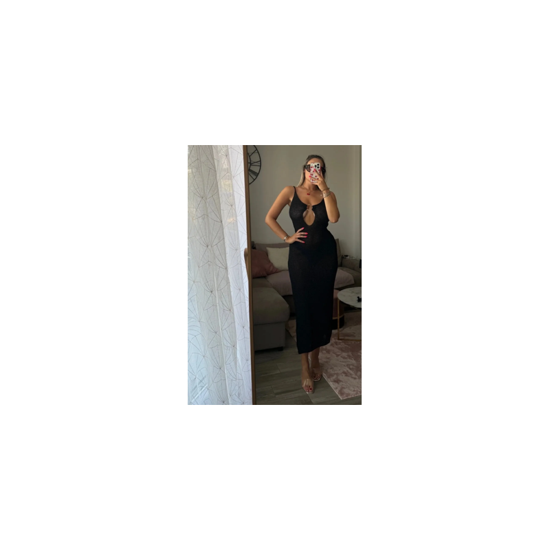 Robe longue lurex en viscose Robe longue lurex en viscose
