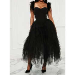 Robe de soirée  couleur noir