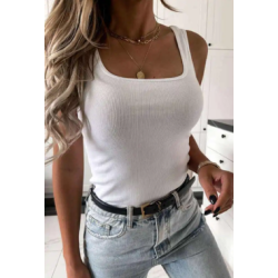 Top Débardeur féminin dans une élastique très élastique. L'article est en taille unique.