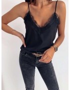 Débardeurs Dentelle Uni