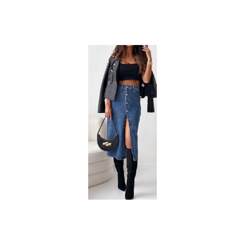 Jupe longue en jean Jupe longue en jean