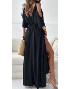 Robe longue uni
