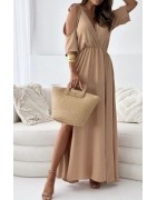 Robe longue uni