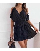 Robe courte uni.