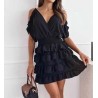 Robe courte uni.