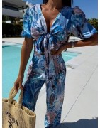 Ensemble Top et pantalon imprimée