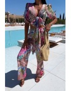 Ensemble Top et pantalon imprimée