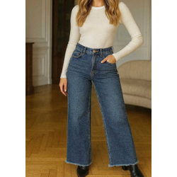 Jean femme large