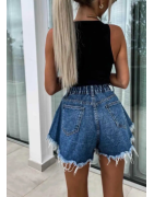 Short en jean léger