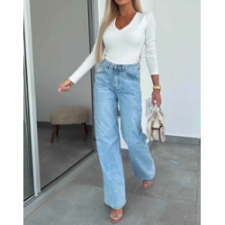 Jean femme large