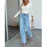 Jean femme large