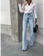 Jean femme large
