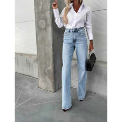 Jean femme large