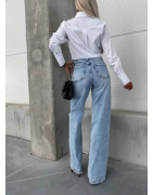 Jean femme large