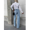 Jean femme large