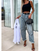 Jean femme ballon fit