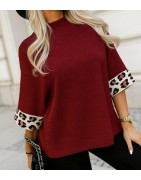 Pulls femme  col montant