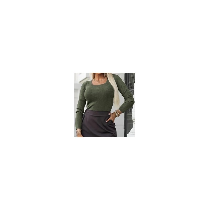 Pull matière brillante