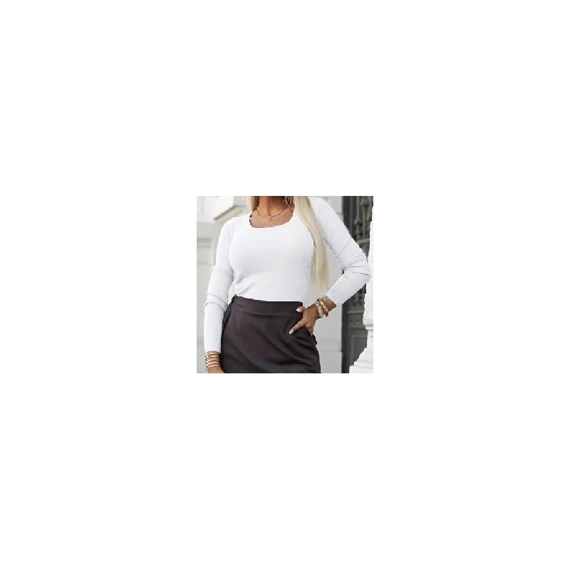 Pull matière brillante