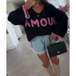 Pull en laine AMOUR