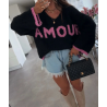 Pull en laine AMOUR