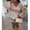 Pull en laine AMOUR