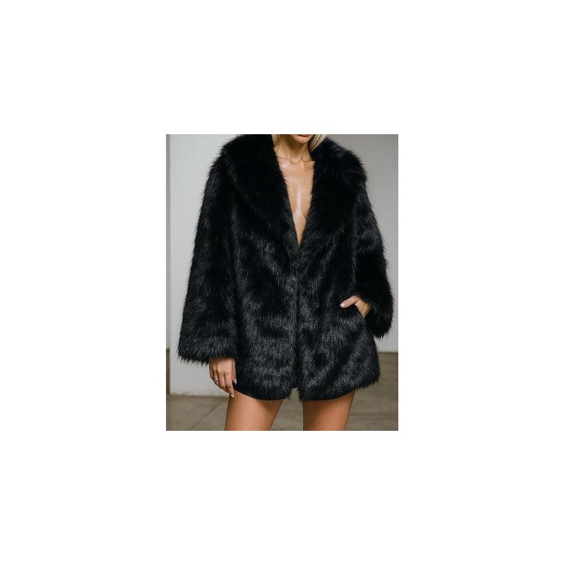 Manteaux Fourrure Manches longues Manteaux Fourrure Manches longues