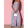 Combinaison pantalon imprimée avec le haut en élastique.