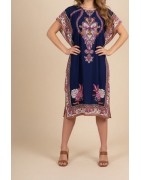 Robe mi-longue