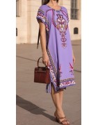 Robe mi-longue
