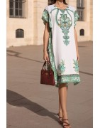 Robe mi-longue