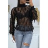 Haut femme  en résille