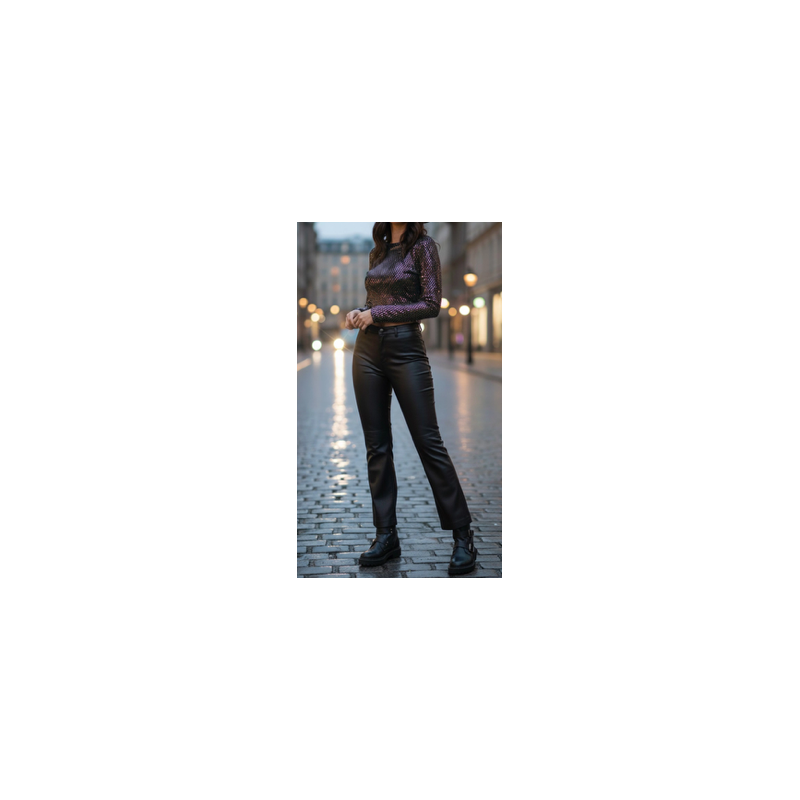 Top femme  à paillettes