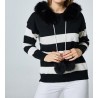 Pull femme à rayures