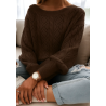 Pull torsadé femme Pull torsadé femme