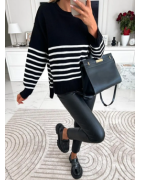 Pull à rayures