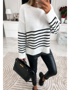 Pull à rayures