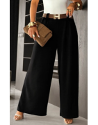 Pantalon large en viscose