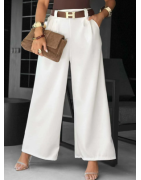 Pantalon large en viscose